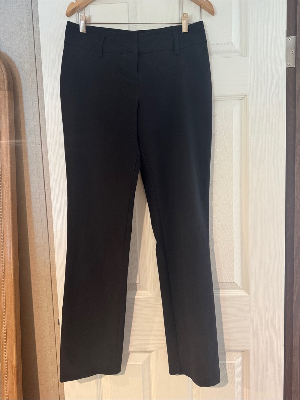 Worthington Black Straight-Leg Dress Pants